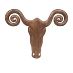 Sagebrook Home 18315 Wood, 34X27'' Carved Bighorn, Natural