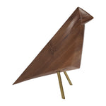 Sagebrook Home 18295-02 Wood, 7" Standing Bird, Brown