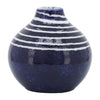 Sagebrook Home 17158 Ceramic, 5" Primeval Vase, Blue
