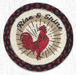 Earth Rugs MSPR-19 Rise & Shine Printed Round Trivet 10``x10``