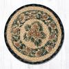 Earth Rugs MSPR-025A Pinecone Printed Round Trivet 10``x10``