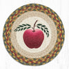 Earth Rugs MSPR-42 Apple Printed Round Trivet 10``x10``