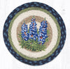 Earth Rugs MSPR-62 Bluebonnets Printed Round Trivet 10``x10``