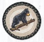 Earth Rugs MSPR-116 Bear Cub Printed Round Trivet 10``x10``