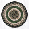 Earth Rugs MSPR-116 Irish Knot Printed Round Trivet 10``x10``