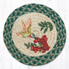 Earth Rugs MSPR-365 Hummingbird Printed Round Trivet