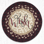 Earth Rugs MSPR-395 Wish Printed Round Trivet