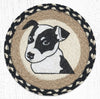 Earth Rugs MSPR-430 Puppy Love Printed Round Trivet