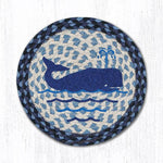 Earth Rugs MSPR-443 Whale Printed Round Trivet