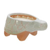 Sagebrook Home 80026 8" Turtle Potted Candle By Liv & Skye, Sea Salt