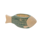 Sagebrook Home 9`` Fish Potted Candle By Liv & Skye, Sea Salt
