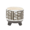 Sagebrook Home 6.5`` Geo Potted Candle By Liv & Skye, Sea Salt