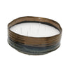 Sagebrook Home 10`` 1 Wick. Low Bowl, Citronella Candle, Matallic