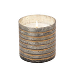 Sagebrook Home 17.6Oz Candle On Bronze Stripe Glass By Liv & Skye