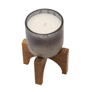 Sagebrook Home 15Oz Candle On Smoked Glass W/ Stand By Liv & Skye