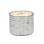 Sagebrook Home 40Oz Candle On Gray Striped Glass By Liv & Skye