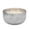 Sagebrook Home 78Oz Candle On Gray Striped Bowl By Liv & Skye