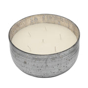 Sagebrook Home 78Oz Candle On Gray Striped Bowl By Liv & Skye