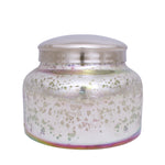 Sagebrook Home 80089-01 4" 53Oz Candle On Silver Mercury Glass By Liv & Skye