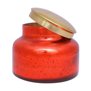 Sagebrook Home 53Oz Candle On Red Mercury Glass By Liv & Skye