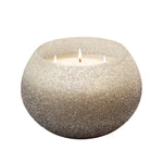 Sagebrook Home 80091-04 4" 70Oz Candle On Silver Beaded Holder By Liv & Skye