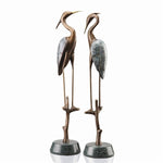 SPI Home Wetlands Heron Pair Statue