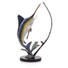 SPI Home 80256 Fighting Marlin with Tackle in Mouth Tabletop Decor