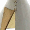 Benzara BM209756 Decorative Teepee Shape Metal Miniature with Rope, White and Brown