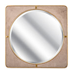 IMAX Worldwide Home SG Suede Wall Mirror