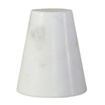 Benzara Conical Shaped Marble Bracelet Holder, Large, White