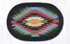 Earth Rugs MSP-01 Native 1 Printed Oval Swatch 10``x15``