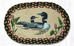 Earth Rugs MSP-43 Loon Printed Oval Swatch 10``x15``