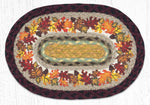 Earth Rugs MSP-395 Autumn Printed Oval Swatch 10``x15``