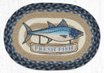 Earth Rugs MSP-443 Fresh Fish Printed Oval Swatch 10``x15``