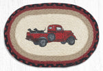 Earth Rugs MSP-602 Lab Pickup Printed Oval Swatch 10``x15``