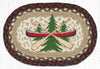 Earth Rugs MSP-607 Adirondack Canoe Printed Oval Swatch 10``x15``