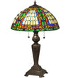 Meyda Lighting 81097 24.5"H Fleur-de-lis Table Lamp