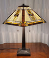 Amora Lighting AM099TL14B Tiffany Style Mission Design Table Lamp 22" High