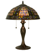 Meyda Lighting 81447 22.5"H Fleur-de-lis Table Lamp