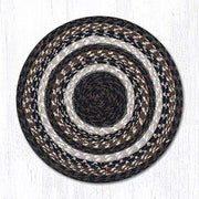 Earth Rugs C-313 Mocha/Frappuccino Round Chair Pad 15``x15``