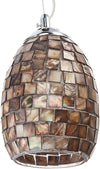 Chloe Lighting CH3CF31CM04-DP1 Ravenna Mosaic 1 Light Ceiling Mini Pendant 5`` Shade