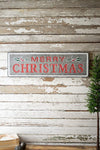 Kalalou CMN1459 Painted Metal Merry Christmas Sign