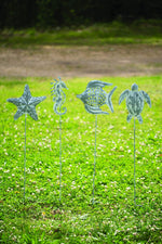 Kalalou NNV1056 Set of Four Coastal Yard Art