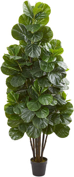 Nearly Natural 5543 6' Artificial Fiddle Leaf Fig Tree