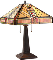Chloe Lighting Edward Tiffany Table Lamp – Mission Style Lighting