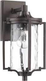 Chloe Lighting CH22024RB14-OD1 Chatelet Transitional 1 Light Rubbed Bronze Outdoor Wall Sconce 14`` Height