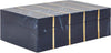 Sagebrook Home 15675-04 9"x6" Rectangular Box, Blue