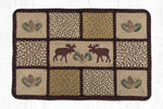 Earth Rugs QP-19 Moose/Pinecone Rectangle Quilt Patch 20``x30``