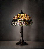 Meyda Lighting 82304 19" High Jeweled Rose Table Lamp