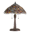 Meyda Lighting 82310 23.5"H Spiral Dragonfly w/ Twisted Fly Mosaic Base Table Lamp